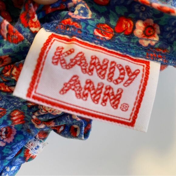 Vintage Coquette Retro Floral Ruffle Kid Baby Formal Holiday Dress:Thanksgiving - Picture 10 of 13